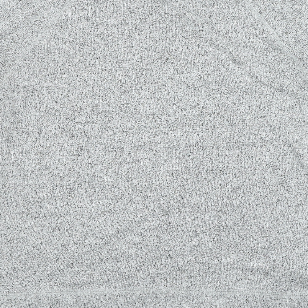 F&F Womens Grey Round Neck Viscose Pullover Jumper Size 12