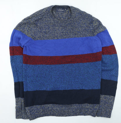 Womens UK Size M Topman Multicoloured Pullover Jumper