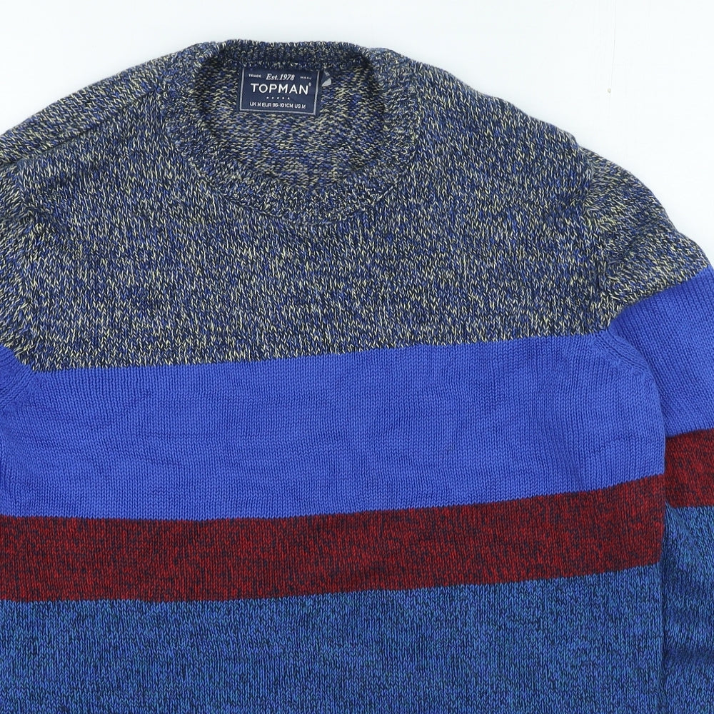 Womens UK Size M Topman Multicoloured Pullover Jumper