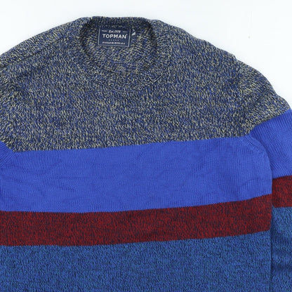 Womens UK Size M Topman Multicoloured Pullover Jumper
