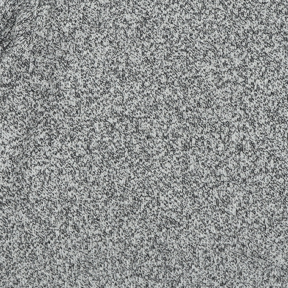 H&M Mens Grey Round Neck Acrylic Pullover Jumper Size L