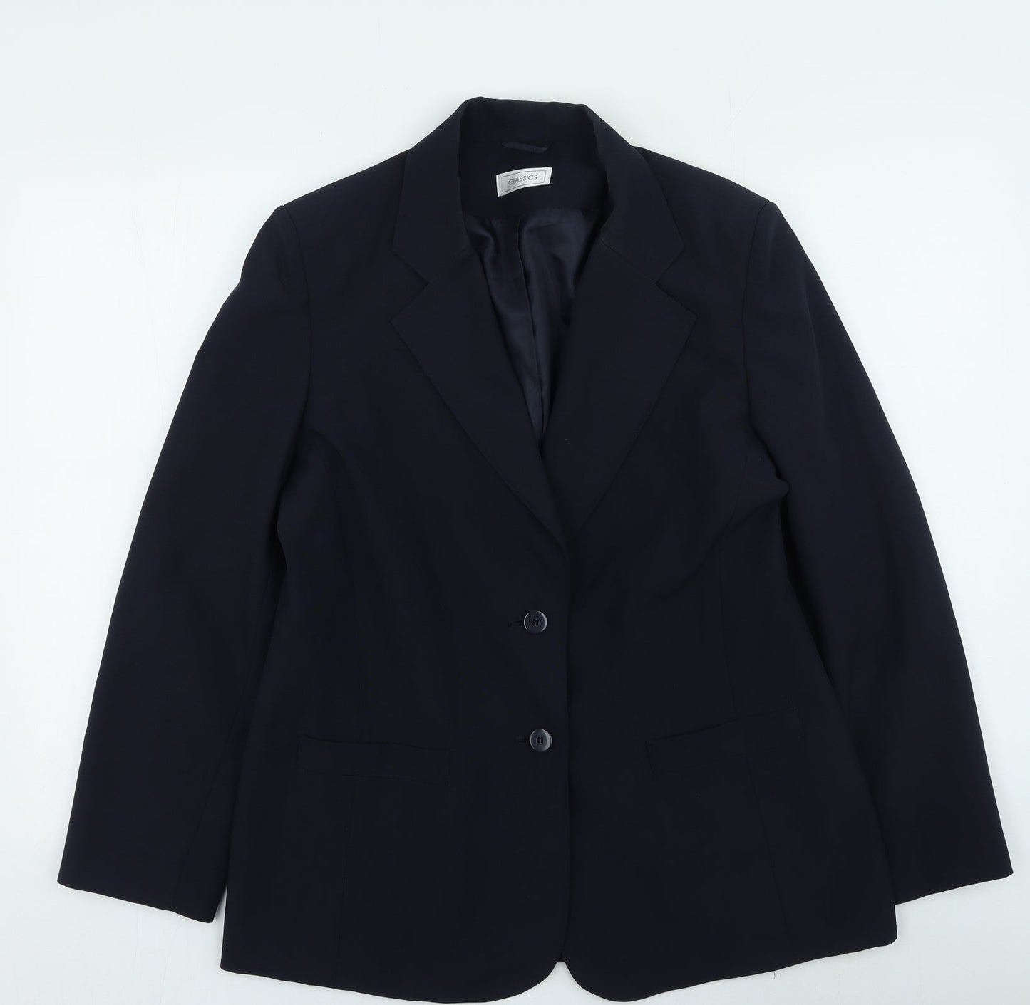 Classics Womens Blue Jacket Size 14
