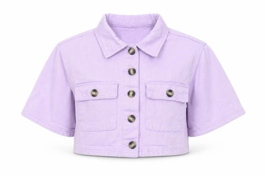 Womens UK Size 12 PRETTYLITTLETHING Purple Jacket