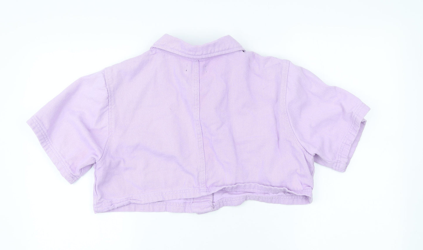 Womens UK Size 12 PRETTYLITTLETHING Purple Jacket