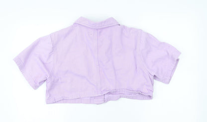 Womens UK Size 12 PRETTYLITTLETHING Purple Jacket