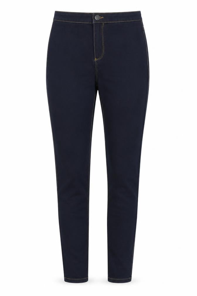 Womens UK Size 12 Denim & Co. Slim Fit Skinny Black Jeans
