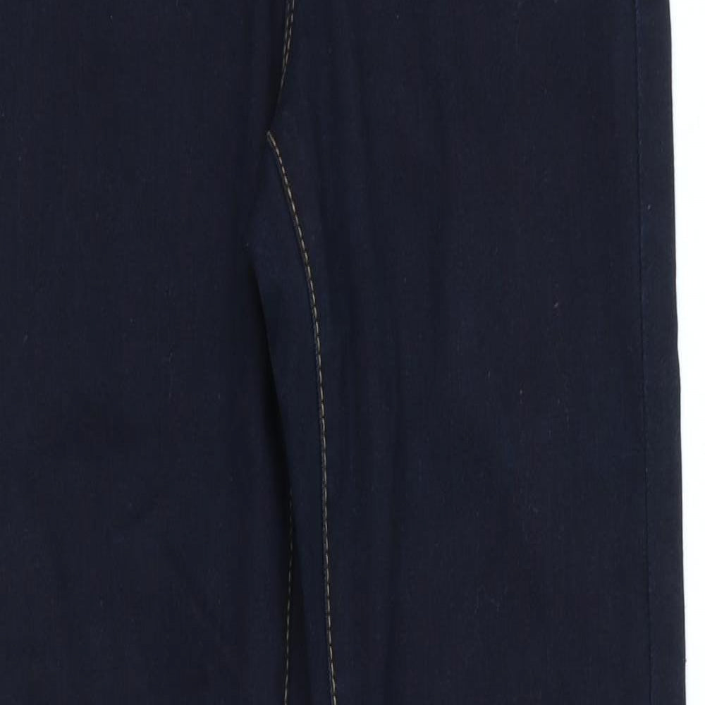 Denim & Co. Womens Black Cotton Skinny Jeans Size 12 L28 in Slim