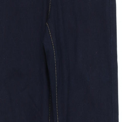 Denim & Co. Womens Black Cotton Skinny Jeans Size 12 L28 in Slim