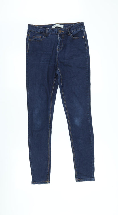 George Womens Beige Cotton Skinny Jeans Size 10 L27 in Regular