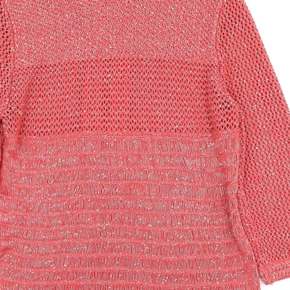 Womens UK Size 14 Gerry Weber Red Full Zip Jumper