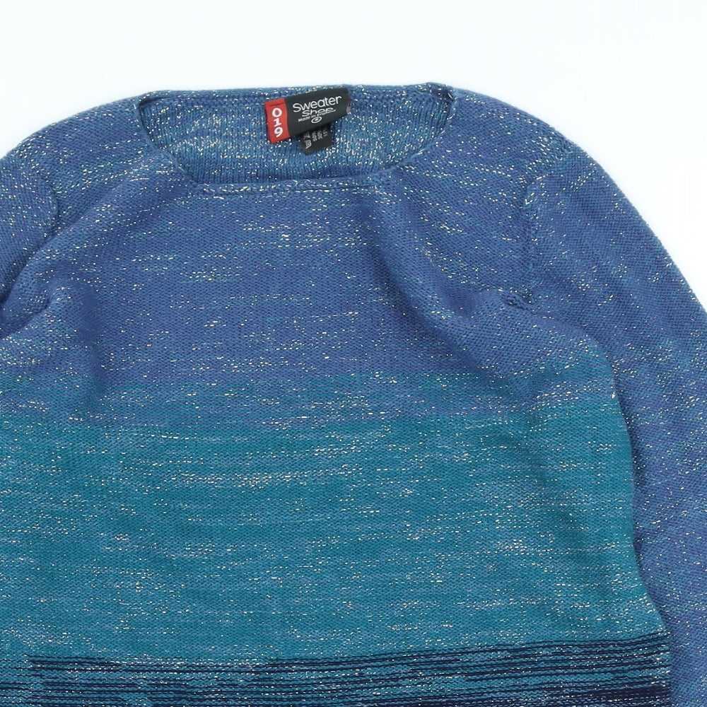 Womens UK Size S Sweater Shop Blue Pullover Jumper