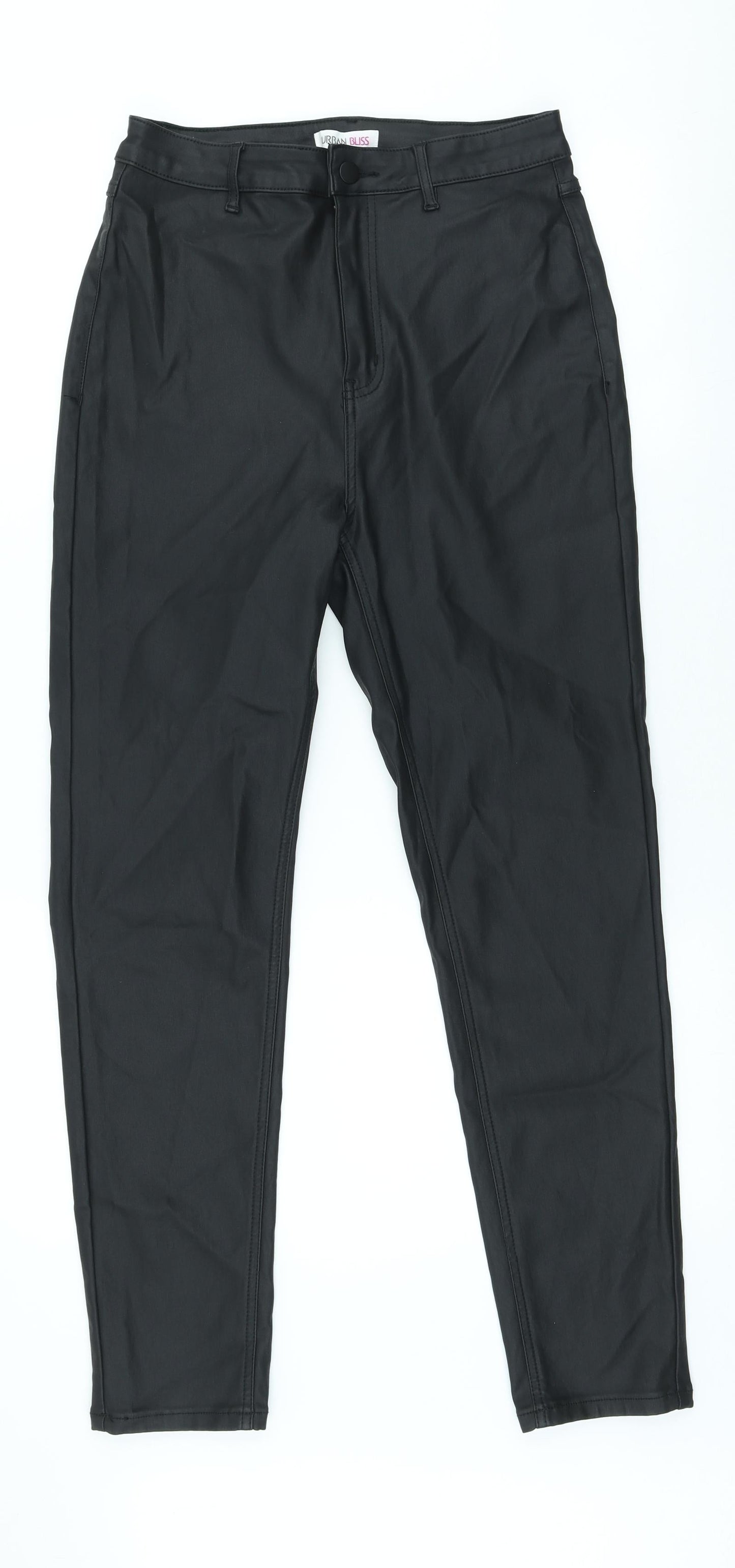 Womens UK Size 14 Urban Bliss Regular Fit  Black Trousers