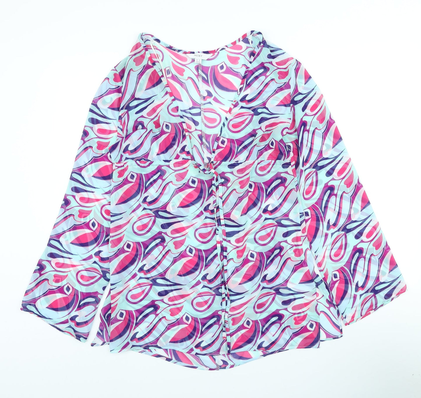 Womens UK Size 14 NEXT Multicoloured Basic T-Shirt
