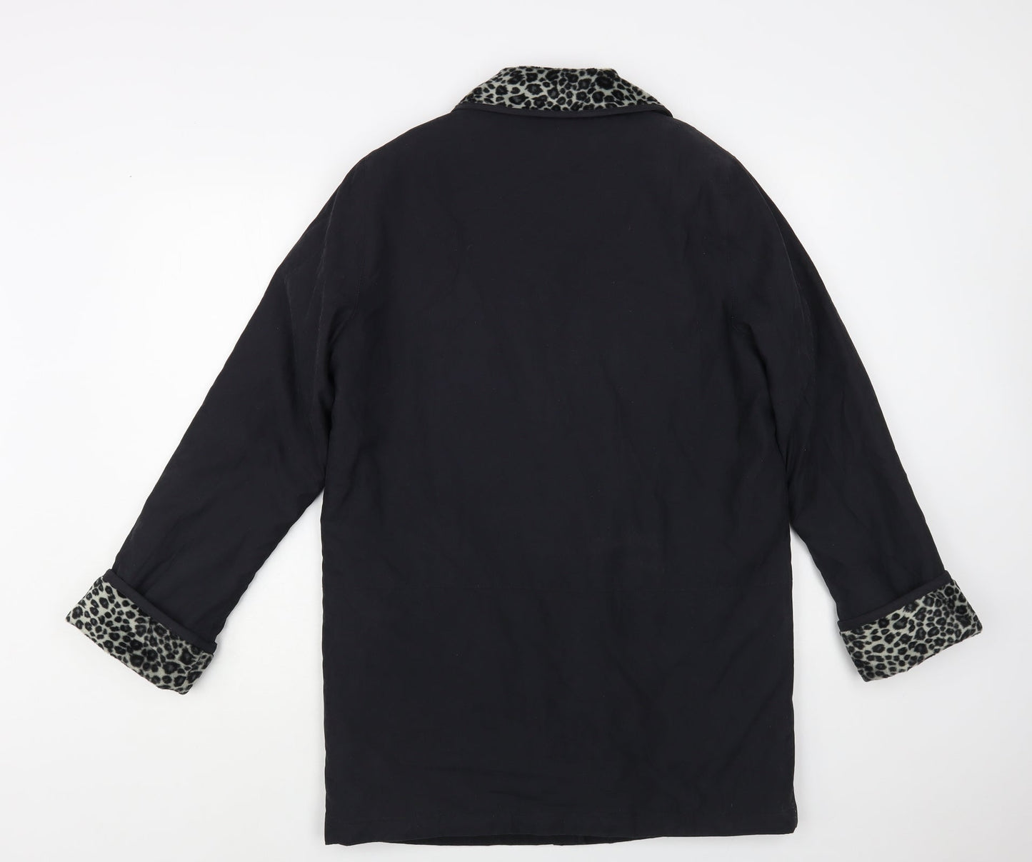 Womens UK Size 10 JFW Black Pea Coat