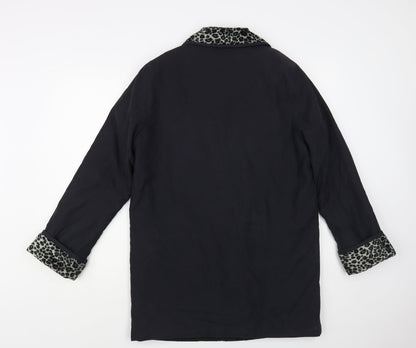 Womens UK Size 10 JFW Black Pea Coat