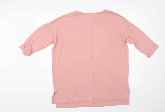Womens UK Size S New Look Pink Pullover Jumper