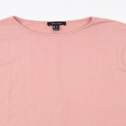 Womens UK Size S New Look Pink Pullover Jumper