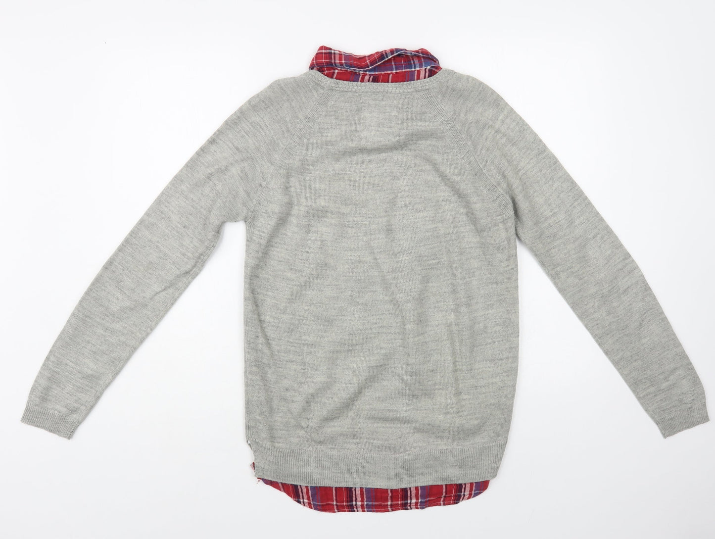Womens UK Size 8 Matalan Grey Pullover Jumper