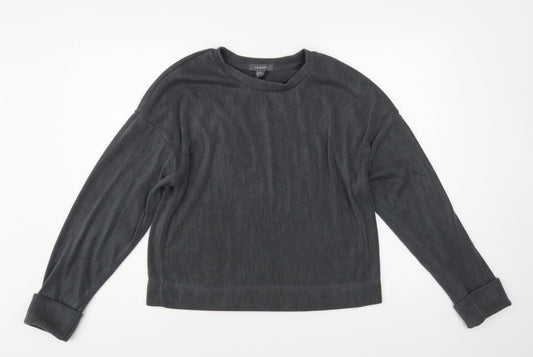 Primark Womens Grey Crew Neck Polyester Pullover Jumper Size S