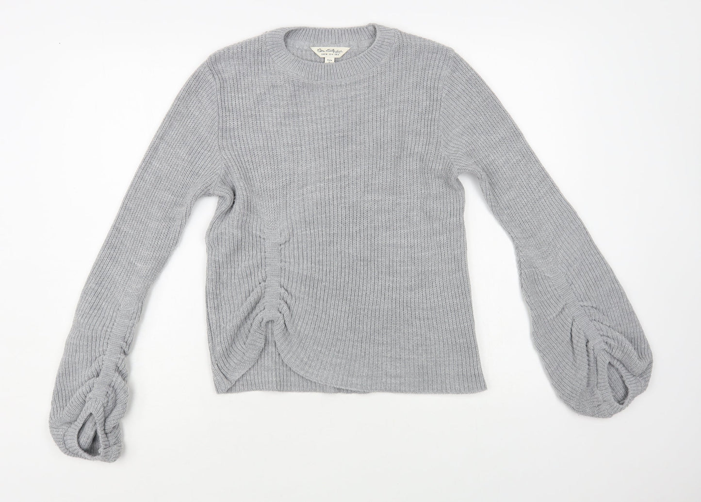 Womens UK Size 8 Miss Selfridge Grey Pullover Jumper