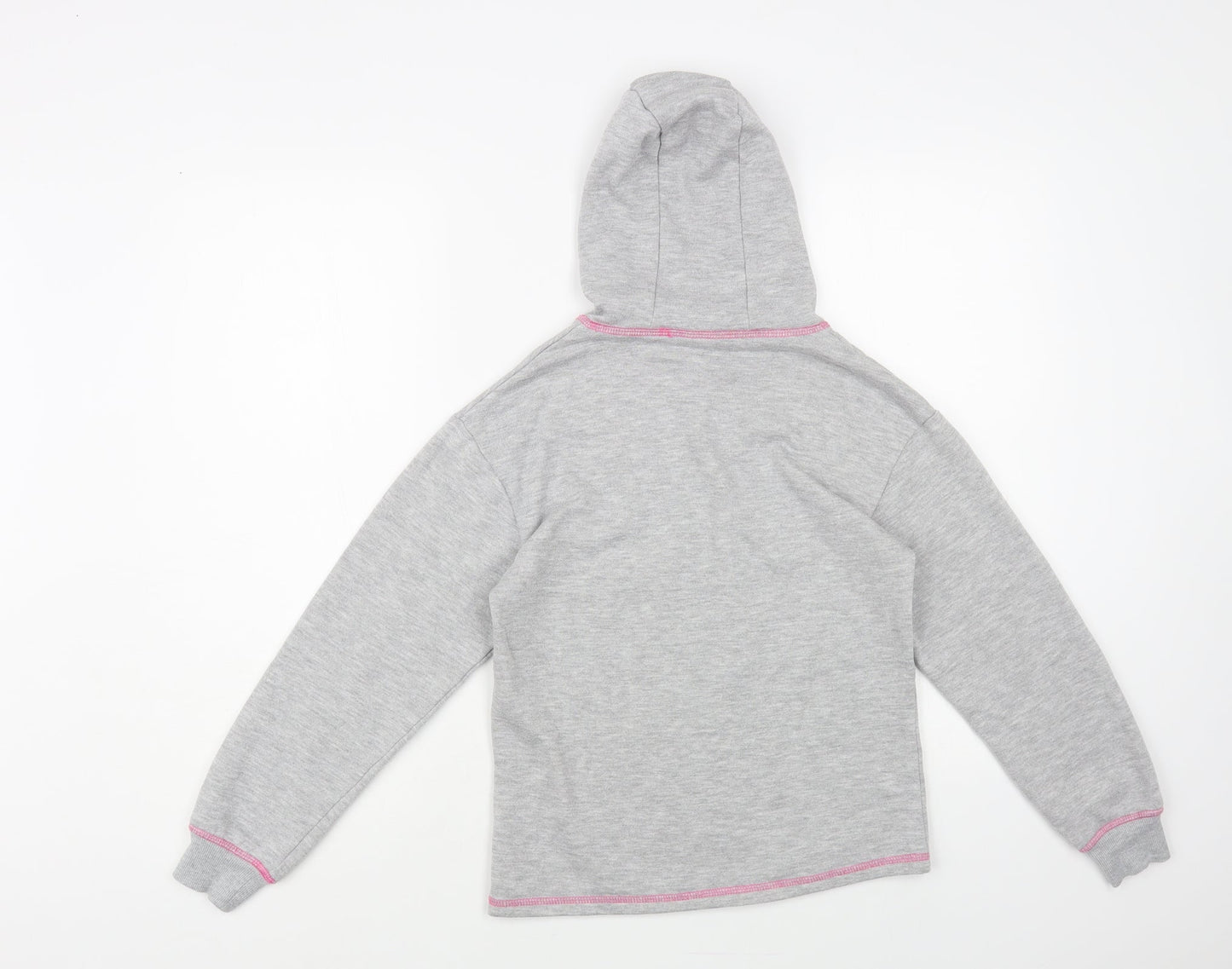 Studio Retail Girls Grey Cotton Pullover Hoodie Size 10-11 Years Pullover - Leave a little sparkle wherever you go