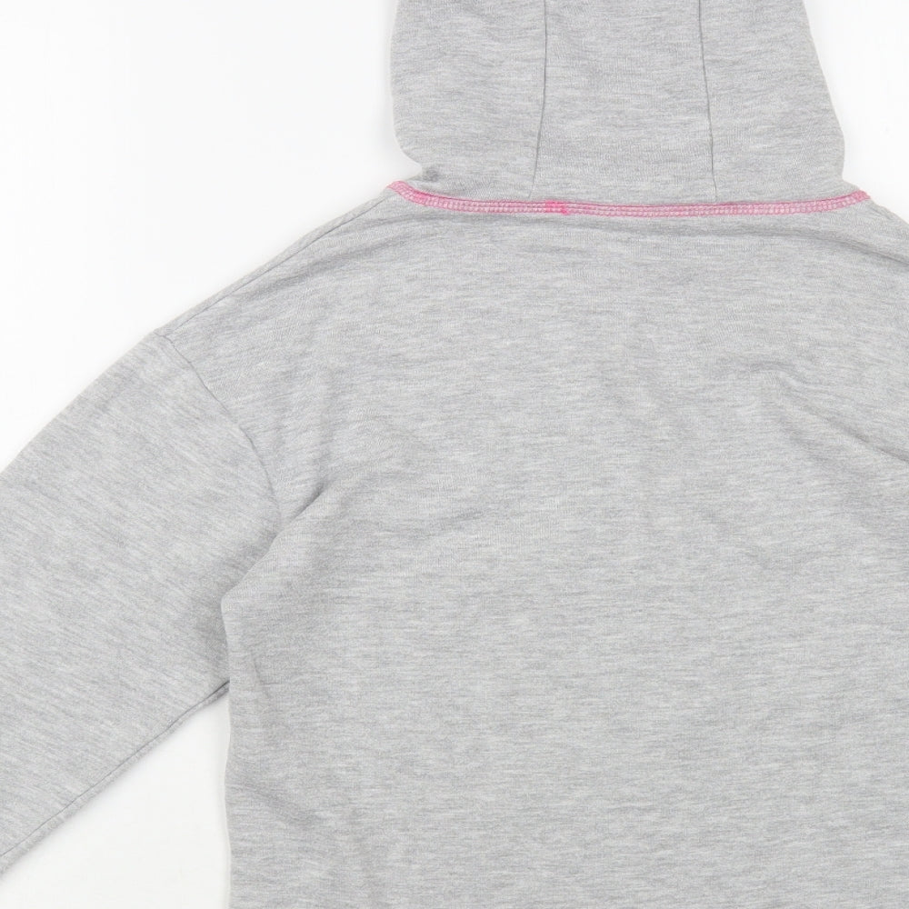 Studio Retail Girls Grey Cotton Pullover Hoodie Size 10-11 Years Pullover - Leave a little sparkle wherever you go