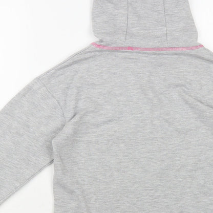 Studio Retail Girls Grey Cotton Pullover Hoodie Size 10-11 Years Pullover - Leave a little sparkle wherever you go