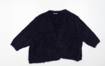 Womens UK Size XL Bonmarché Blue Cardigan Jumper