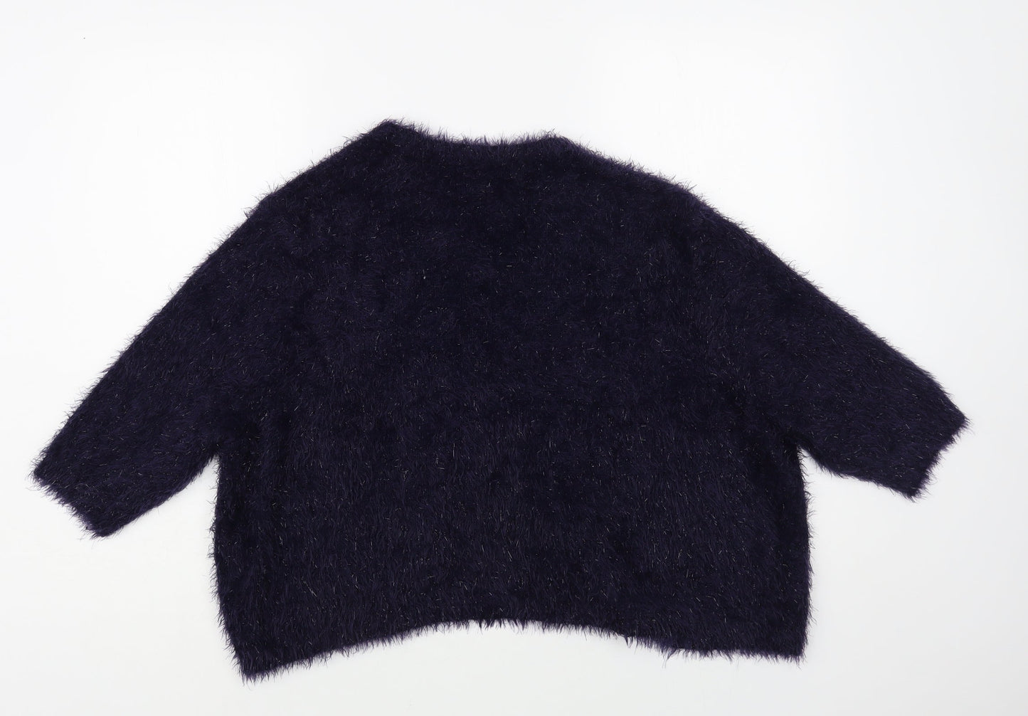 Womens UK Size XL Bonmarché Blue Cardigan Jumper