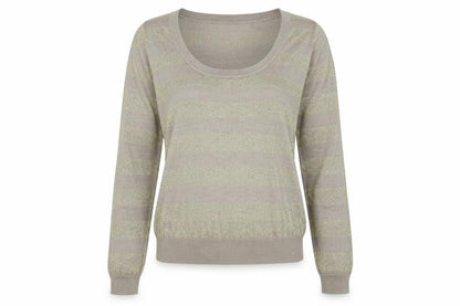 Womens UK Size L Fluid Gold Pullover Jumper