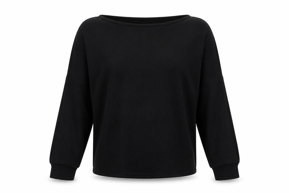 Womens UK Size 8 Studio Black Basic Blouse