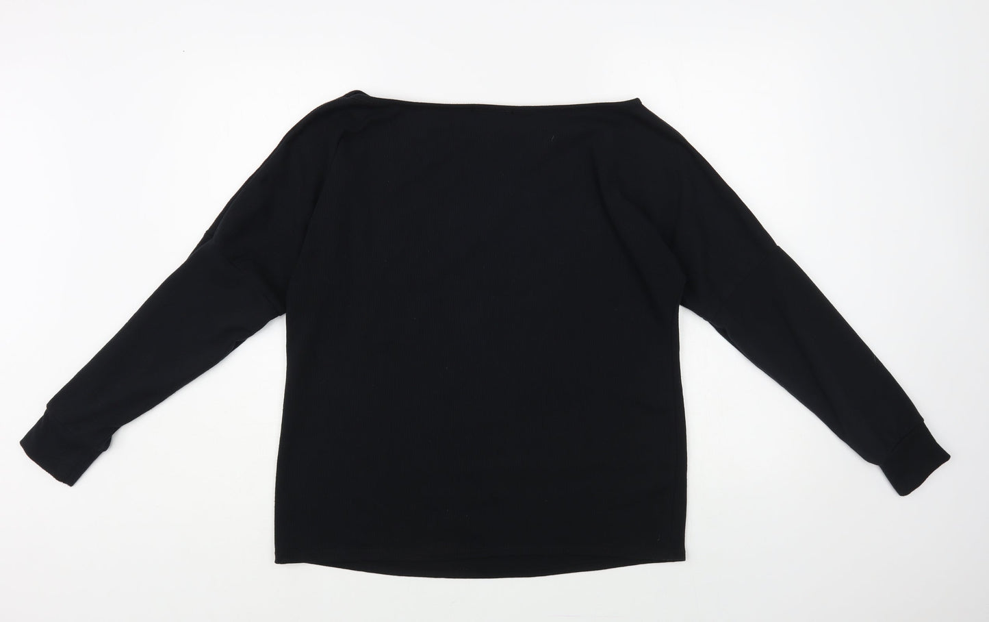 Womens UK Size 8 Studio Black Basic Blouse
