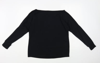 Womens UK Size 8 Studio Black Basic Blouse
