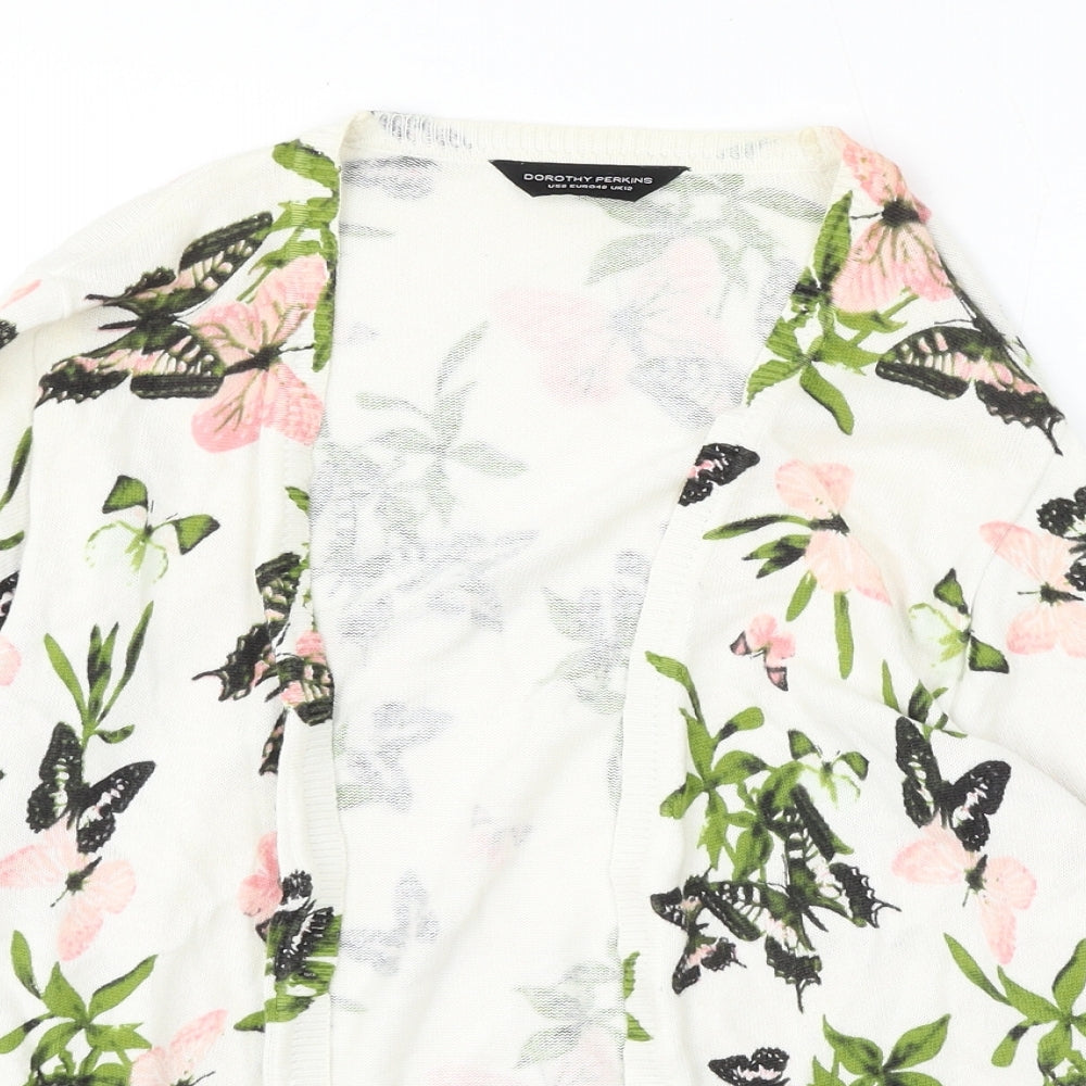 Womens UK Size 12 Dorothy Perkins White Cardigan Jumper