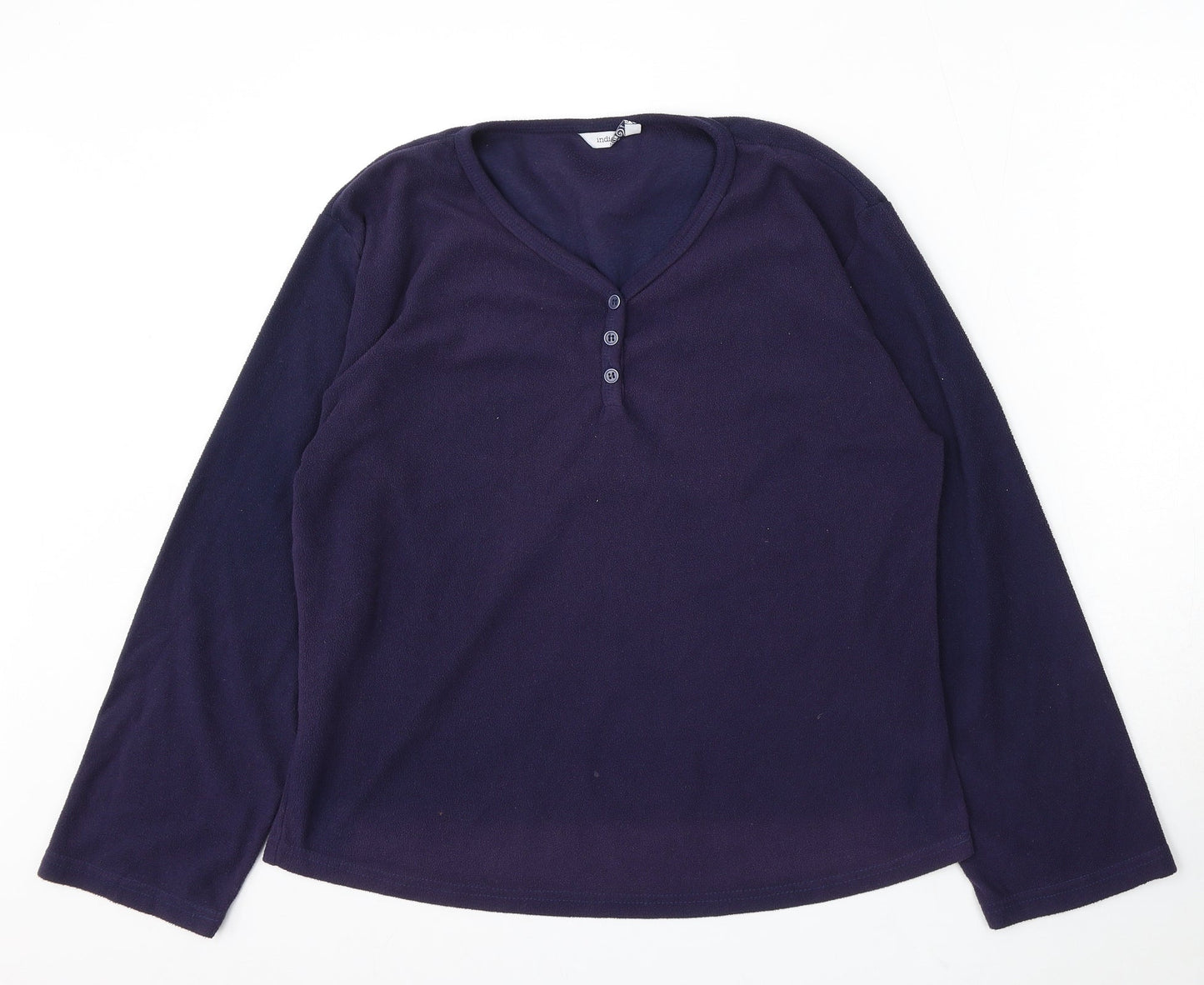 Womens UK Size 14 Indigo Blue Pullover Jumper