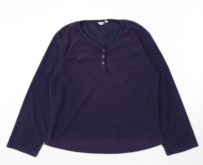 Womens UK Size 14 Indigo Blue Pullover Jumper