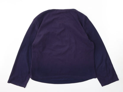 Womens UK Size 14 Indigo Blue Pullover Jumper