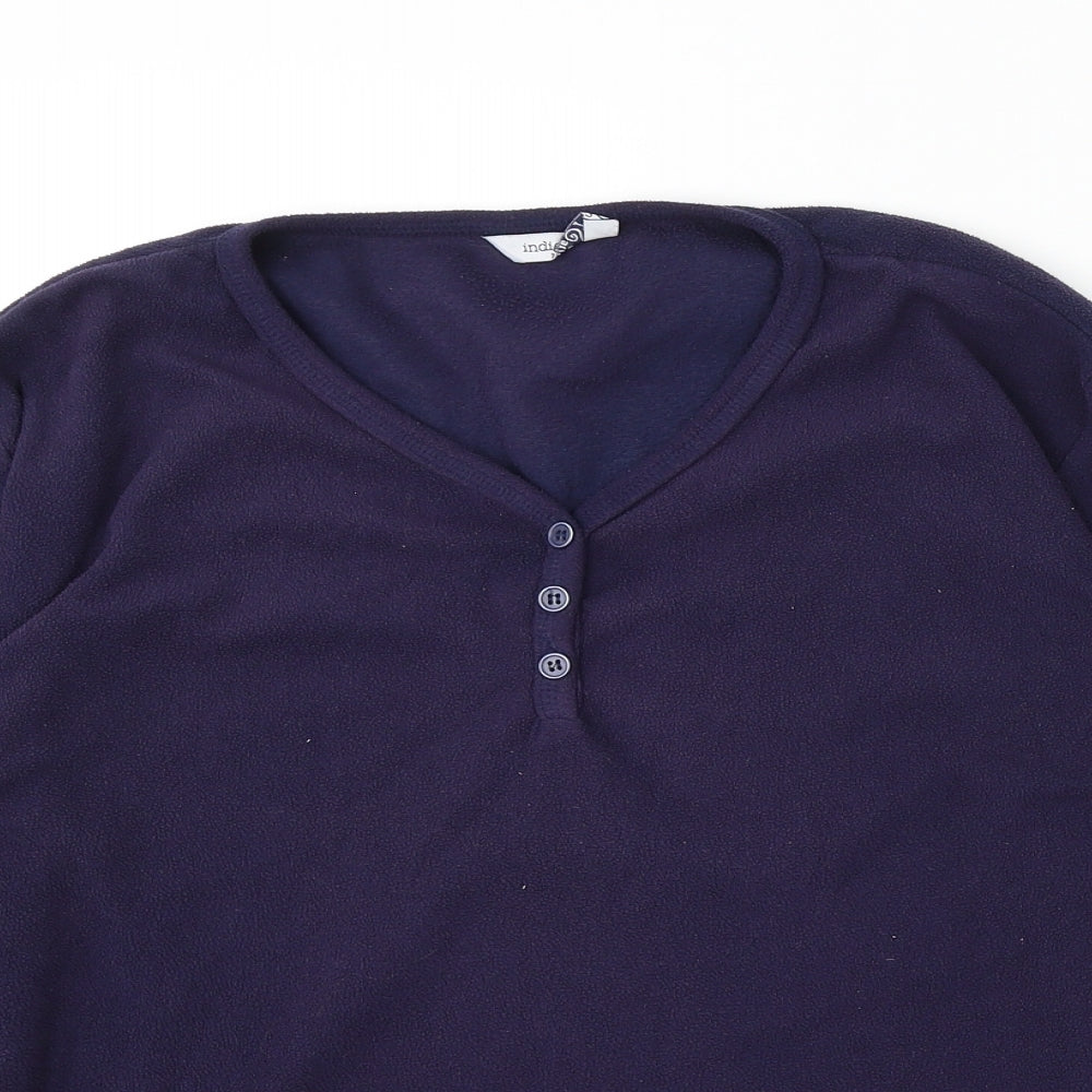 Womens UK Size 14 Indigo Blue Pullover Jumper
