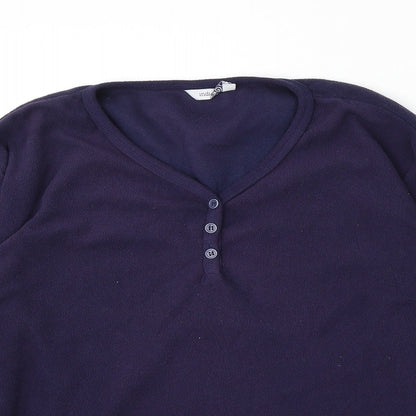 Womens UK Size 14 Indigo Blue Pullover Jumper