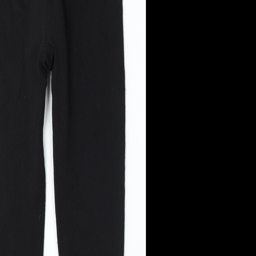 Heat Machine Womens Black Polyester Jogger Trousers Size M L27 in Regular