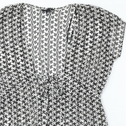 Womens UK Size L Atmosphere Multicoloured Basic Blouse