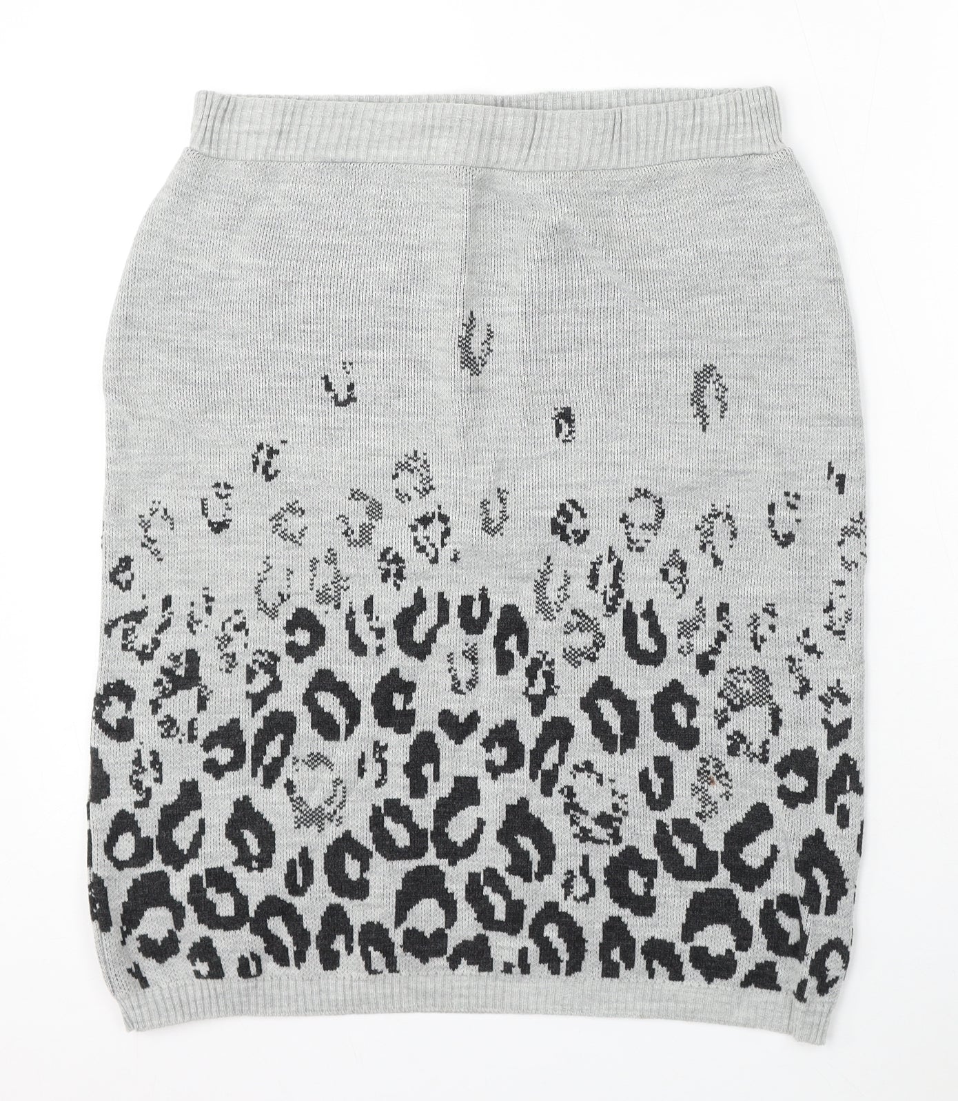 Kaleidoscope Womens Grey Animal Print Acrylic Straight & Pencil Skirt Size 14