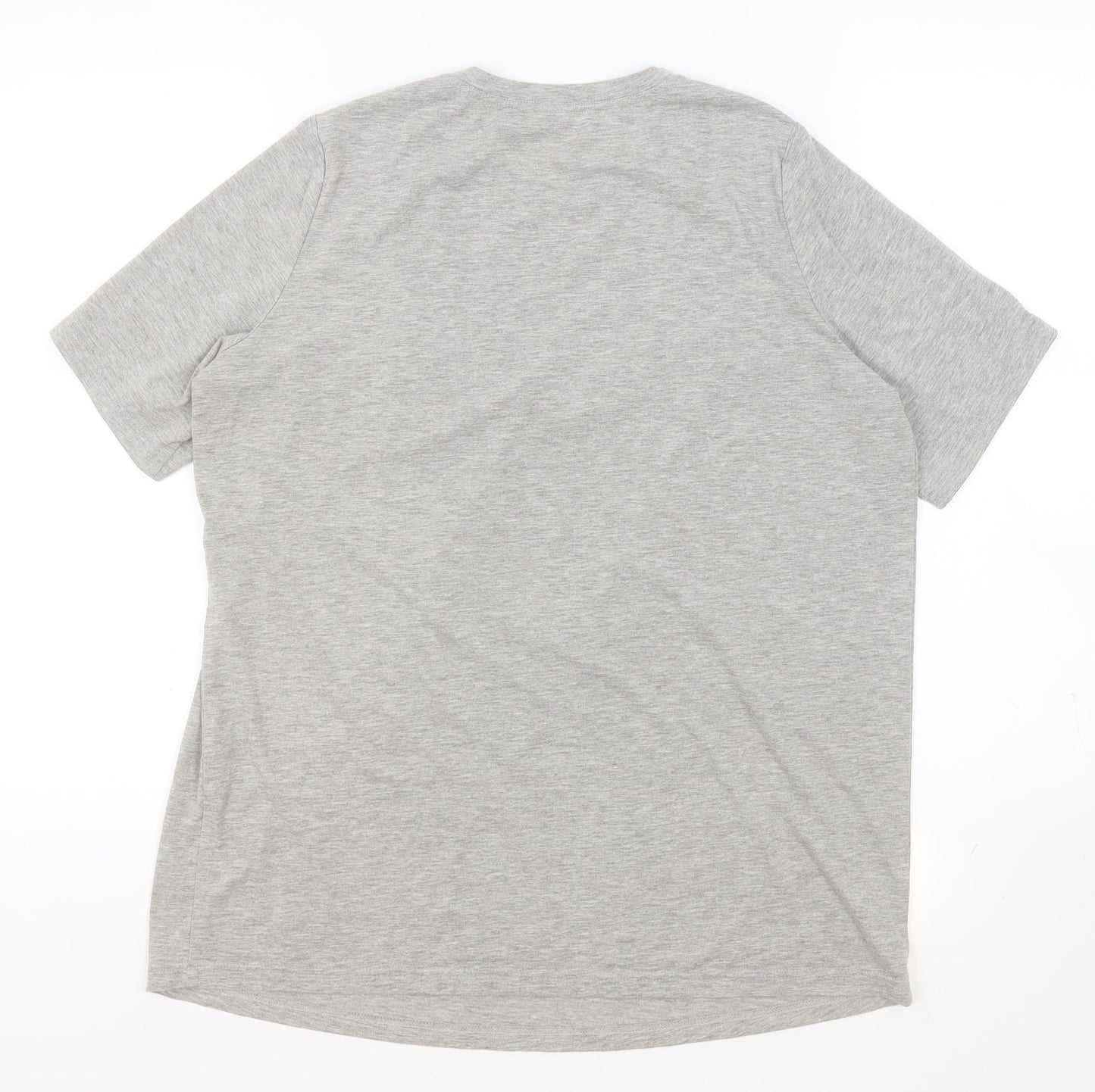 Womens UK Size 16 Preworn Grey Basic T-Shirt