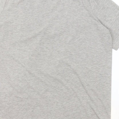 Womens UK Size 16 Preworn Grey Basic T-Shirt