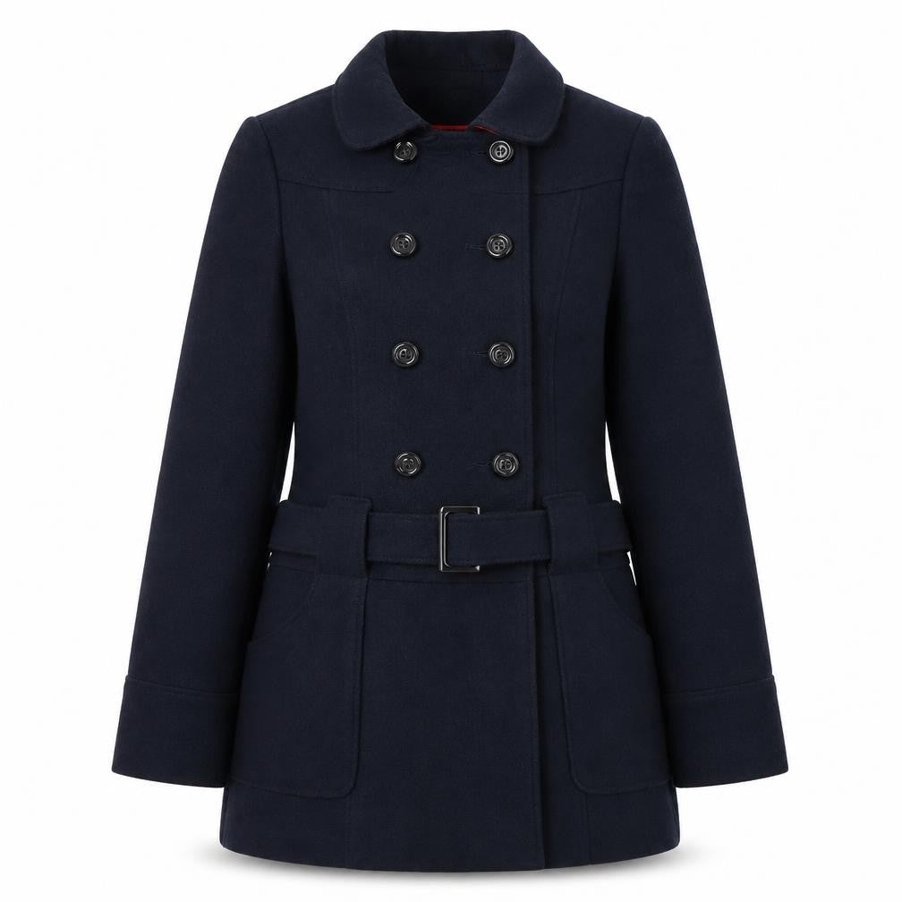 Womens UK Size 12 George Blue Pea Coat