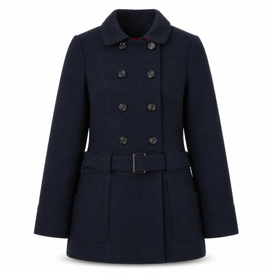 Womens UK Size 12 George Blue Pea Coat
