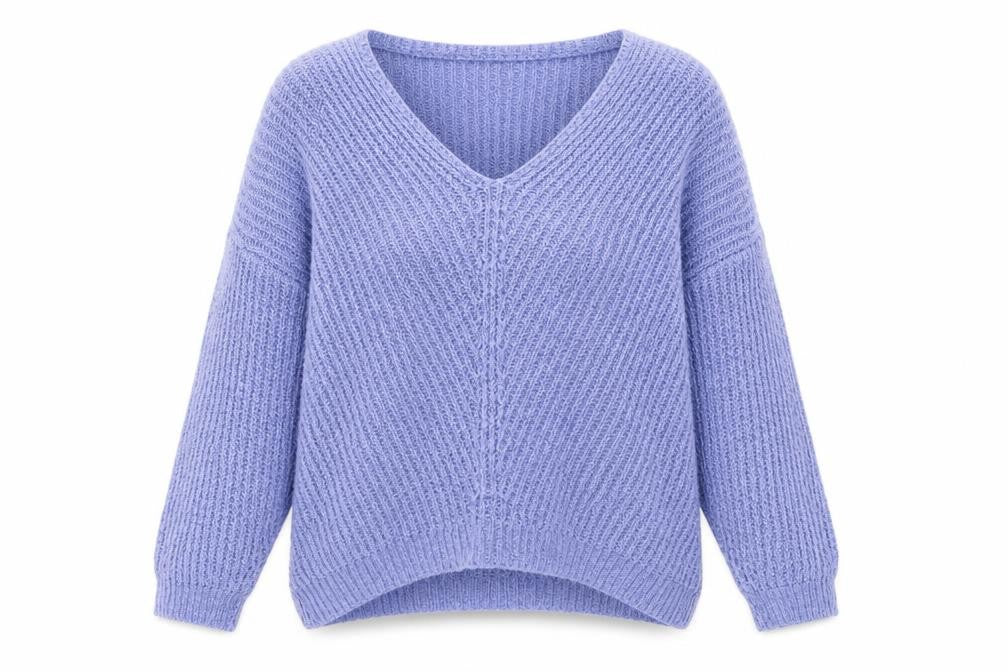 Womens UK Size L JDY Purple Pullover Jumper
