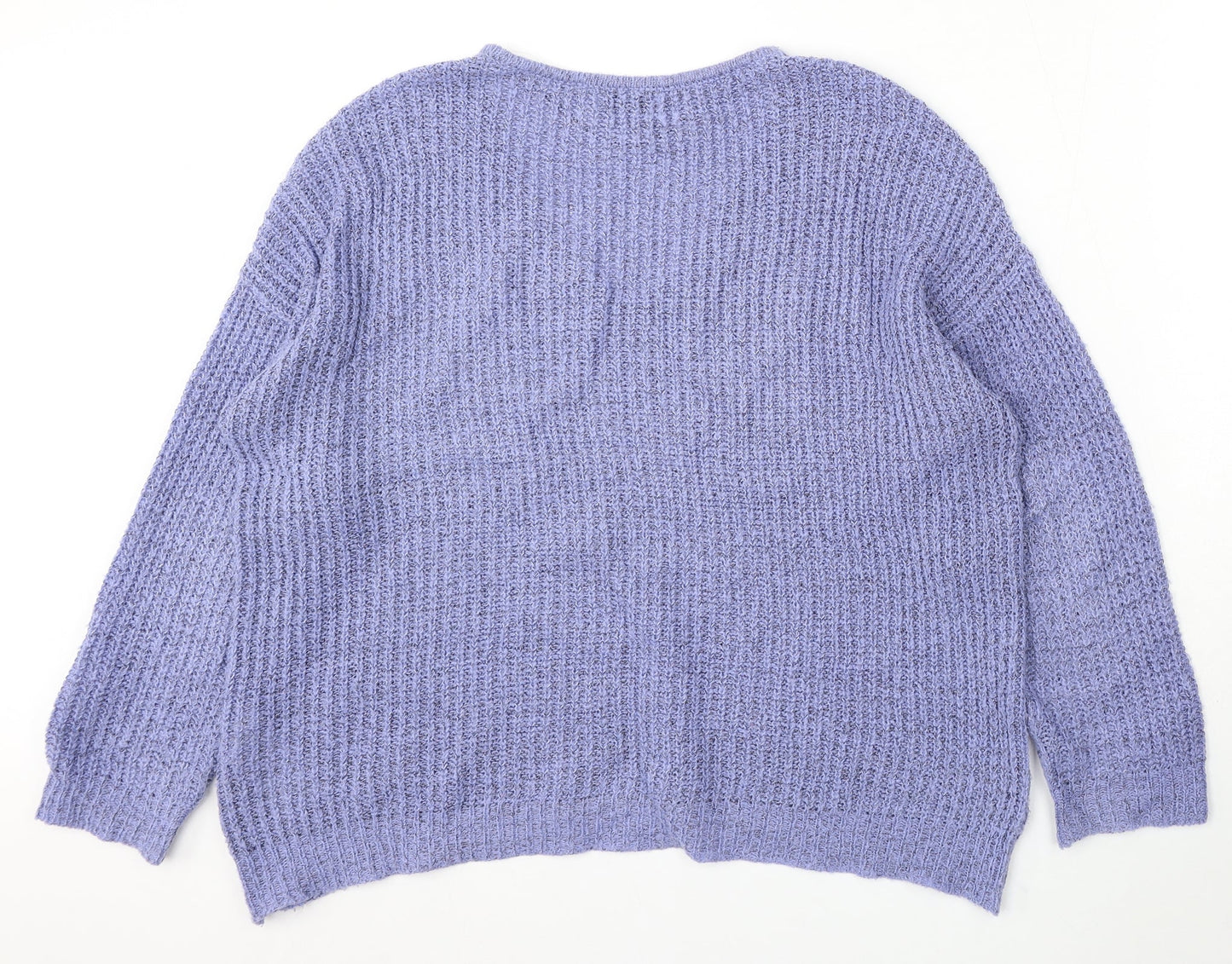 Womens UK Size L JDY Purple Pullover Jumper