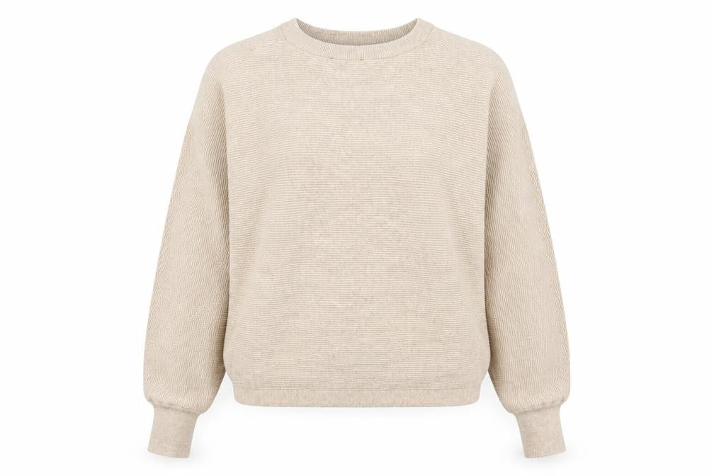 Womens UK Size M New Look Beige Pullover Jumper
