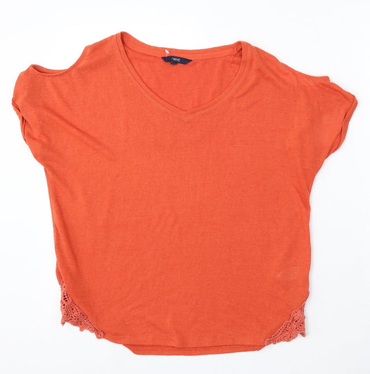 Womens UK Size 12 NEXT Orange Pullover Jumper